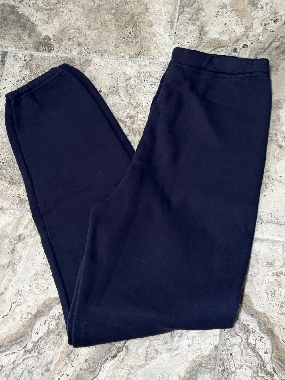 Russell Athletic Navy Blue Drawstring Elastic Sweatpants L